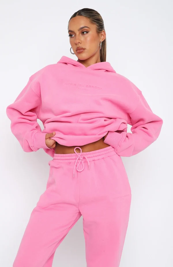 Future Forward Oversized Hoodie Candy Pink