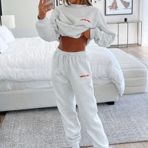 Love Club Sweatpants Grey Marle