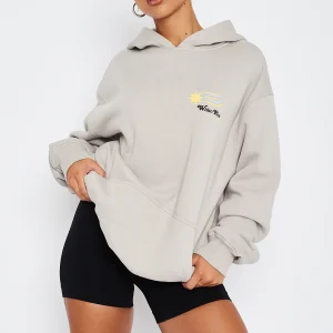 To The Moon Oversized Hoodie Lunar