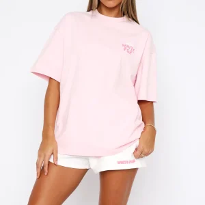 With Love Always Oversized Tee Baby Pink