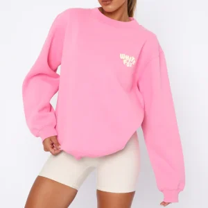 You're Always Right Oversized Sweater Pink